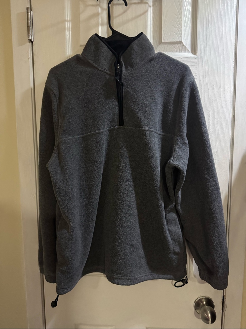 Y2K Alpine Tek by Palmetto’s Men’s Gray Fleece Pullover Jacket Size L